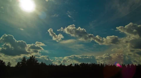 Late Evening Sun Time Lapse - 4k and 1080 스톡 동영상 52765993