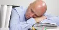 Late Hour Company Tired Manager Out Office Program Sleeping After Long Day Work 4k or 4k+ Resolution