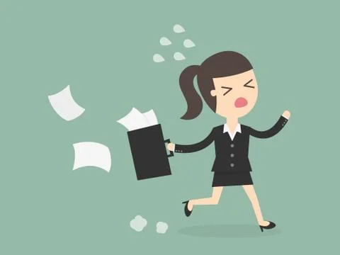 Late Stock Illustration