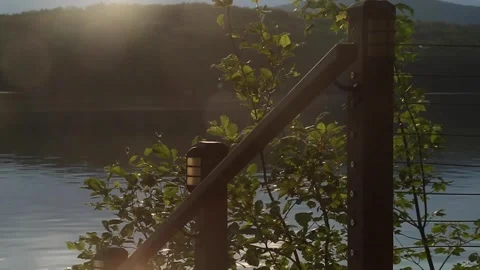 LATE AT LAKE SUNSET 스톡 동영상 259320637