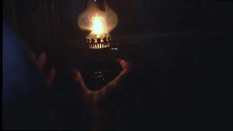 Late in the middle of the night opened the door Stock Footage 235265647