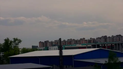 Late night clouds timelapse Stock Footage 241085546