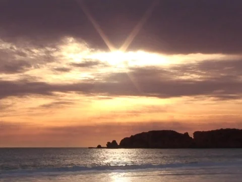 Late Sea Stock Footage 490077