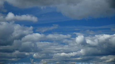 Late summer clouds Stock Footage 514752
