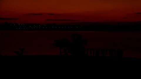 Late Sunset at Dom Bosco Stock Footage 115854965