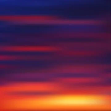 Late sunset gradient mesh background. Stock Illustration
