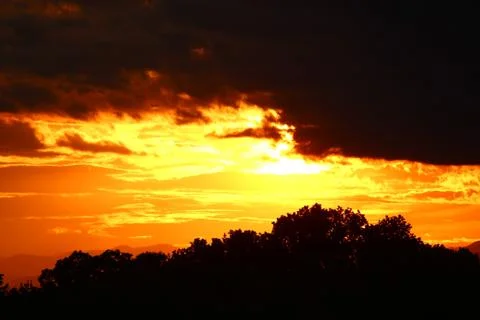 Late sunset Stock Photos