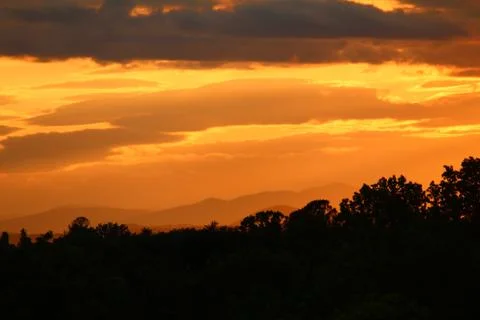 Late Sunset Stock Photos