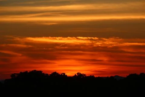 Late Sunset Stock Photos