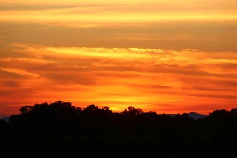 Late Sunset Stock Photos