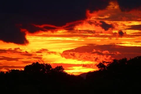 Late Sunset Stock Photos