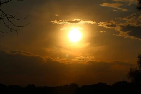 Late Sunset Stock Photos