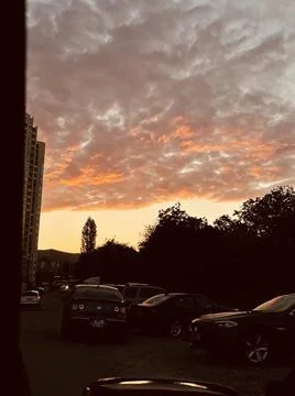 Late sunset Stock Photos