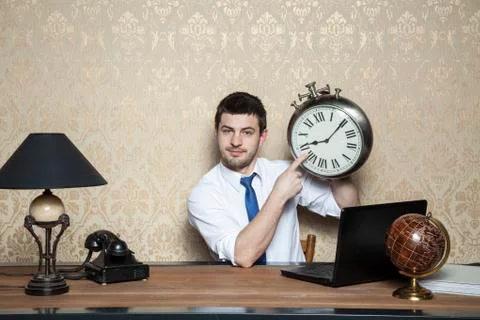 Late for work Stock Photos
