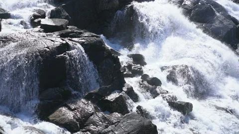 Låtefossen Waterfall in Norway 库存影片 238644332