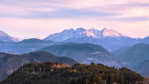 Latemar 4K Stock Footage 94455814