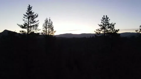Lateral Up From Camp to Sunrise Stock Footage 131683736