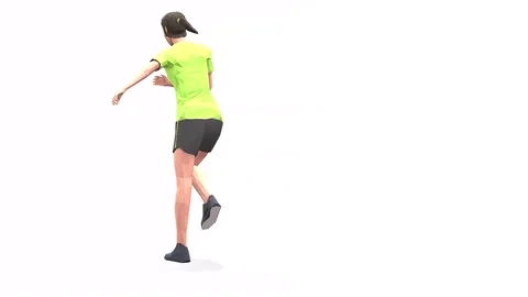 Lateral jump yellow Video stock 146958985