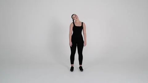 - Lateral neck flexion Stock Footage 314193673