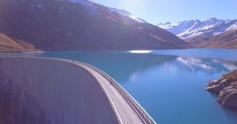 Lateral reflects - Aerial 4K Stock Footage 70642866