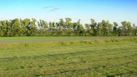 The lateral shot of the road. Stock Footage 112194543