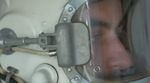 Lateral View of Cosmonaut Helmet Stock Footage 63510629