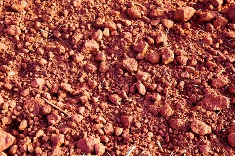 Laterite soil texture Stock Photos