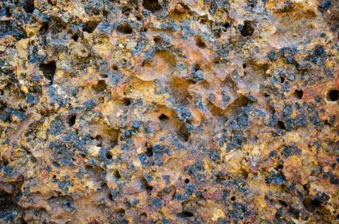 Laterite stone surface Stock Photos