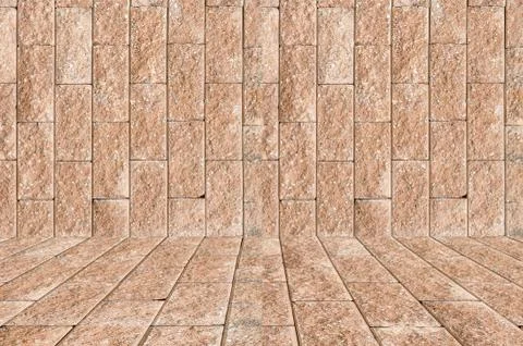 Laterite stone wall background Stock Photos