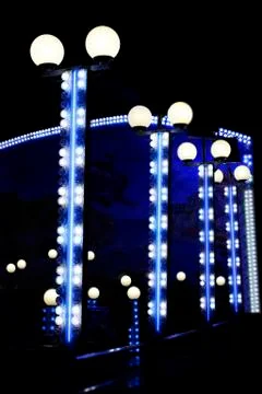 Latern in the night Stock Photos