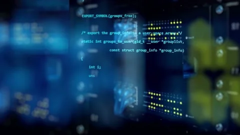 Latest coding technique uisng machines Stock Footage 231360087