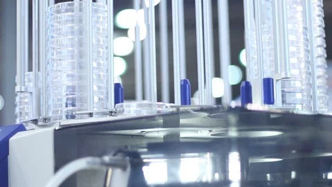 Latest equipment for samples in the laboratory Stock Footage 87135283