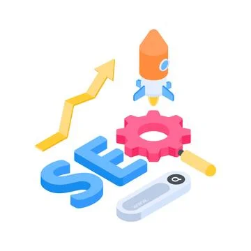 Latest isometric illustration of computer coding for a tech startup. Illustration