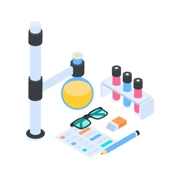 Latest isometric illustration featuring software development workspace for イラスト素材