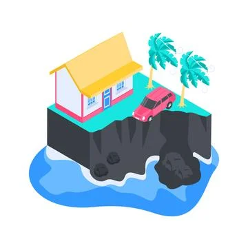 Latest isometric illustration of quantum computing showing futuristic technology Stock Illustration