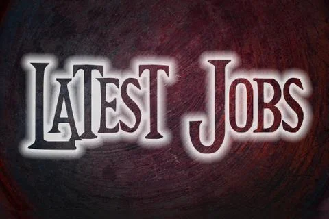 Latest jobs concept Stock Illustration