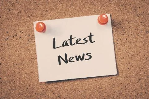 Latest news 스톡 사진