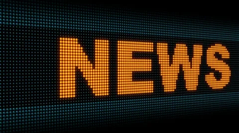 Latest news - seamless loop Stock Footage 34297190