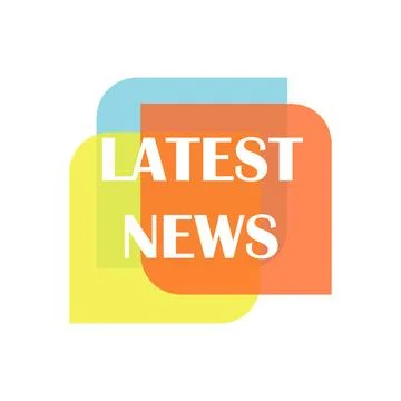 Latest news vector speach bubble 스톡 일러스트