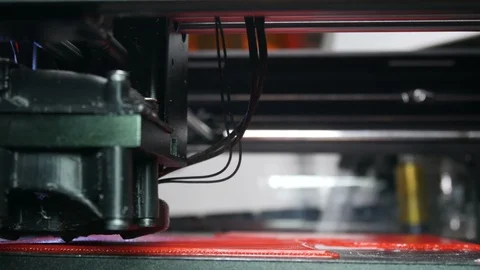 Latest technological developments of 3D printing Stock Footage 89145317