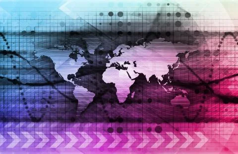 Latest technology Illustrazione stock