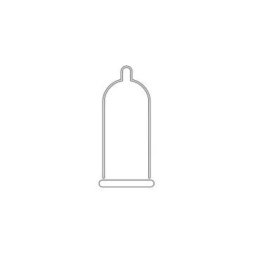 Latex condom. flat vector icon Stock Illustration
