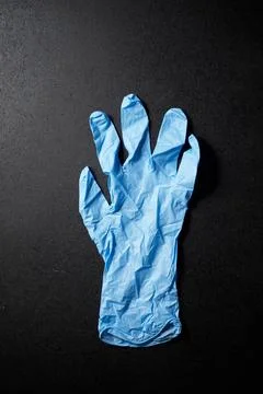 Latex glove view Stock Photos