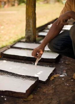 Latex process to rubber Stock Photos