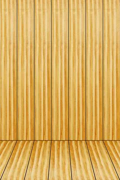 Lath wall and floor for pattern Stock Photos