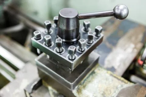 Lathe, CNC milling machine Foto stock