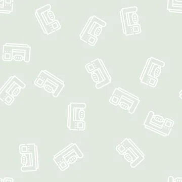 Lathe equipment line icon vector isolated illustration 스톡 일러스트