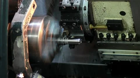 Lathe factory Stock Footage 10606259