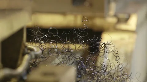 Lathe Stock Footage 33402772