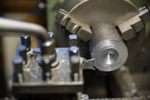 Lathe grinder machine Stock-Fotos